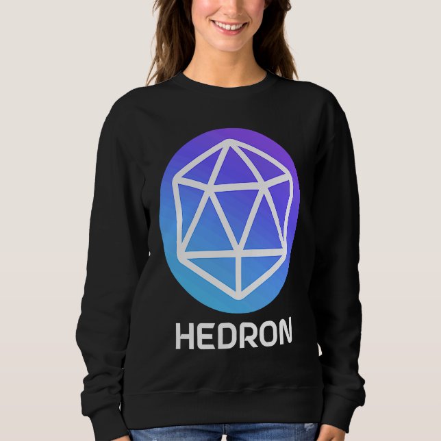 Hedron und HEX Crypto auf PulseChain NFT Handel &  Sweatshirt (Vorderseite)