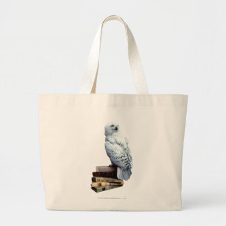 Hedwig auf Bücher Jumbo Stoffbeutel