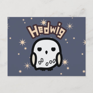 Hedwig Cartoon Character Art Postkarte