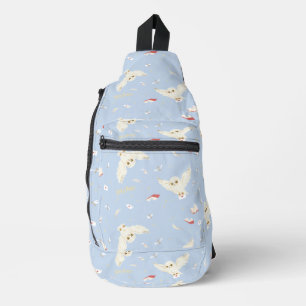 Hedwig-Eulenpost-Briefe-und-Bücher-Muster Crossbody Bag