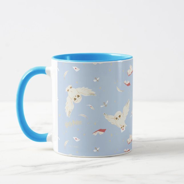 Hedwig Eulenpost Briefe und Bücher Muster Tasse (Links)