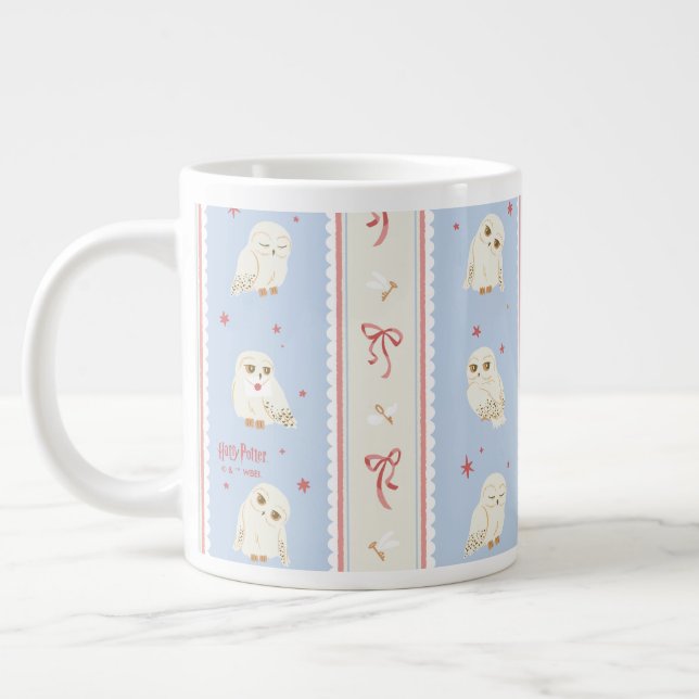 Hedwig Eulenpost-Streifenmuster Jumbo-Tasse (Links)