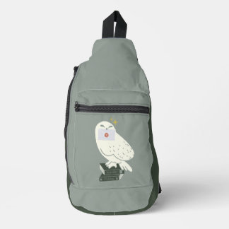 Hedwig mit Brief Whimsical-Zeichnung Crossbody Bag