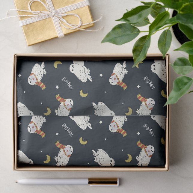Hedwig Nachtmondlicht-Muster Seidenpapier (Geschenk)