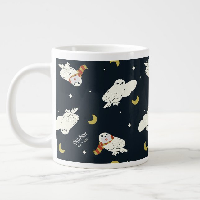 Hedwig Nachtmondmuster Jumbo-Tasse (Links)