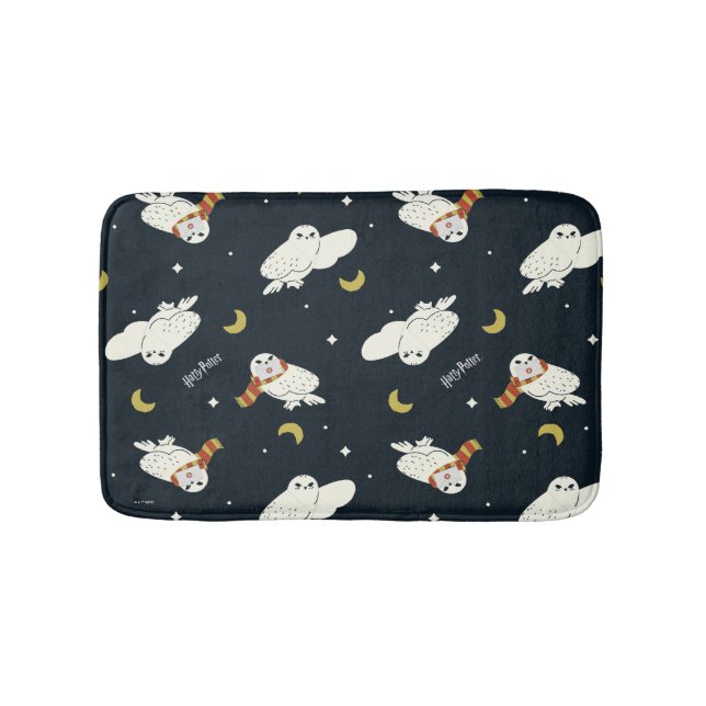 Hedwig Nighttime Moonlight Pattern Badematte (Vorderseite)
