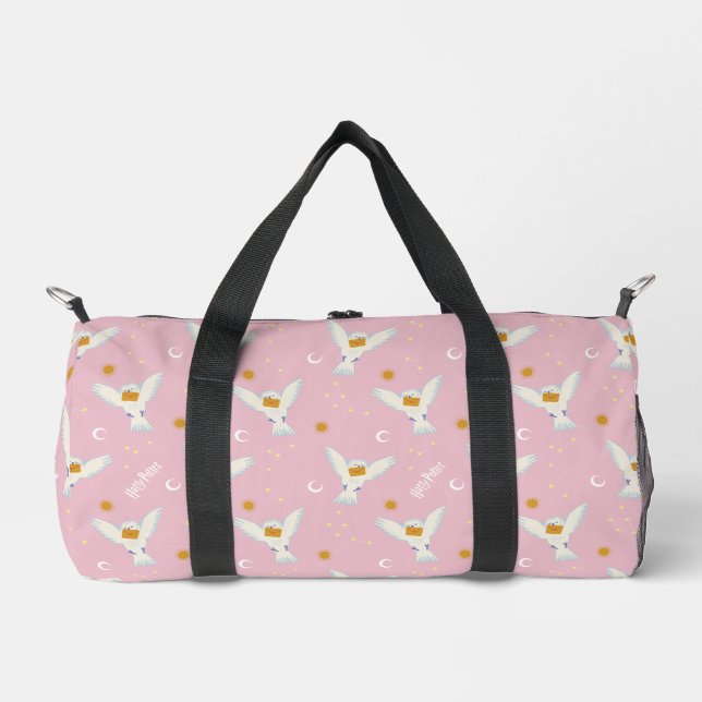 Hedwig Pink Sonnenwende-Muster Duffle Bag (Vorderseite)