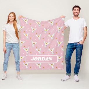 Hedwig Pink Sonnenwende Muster Fleecedecke