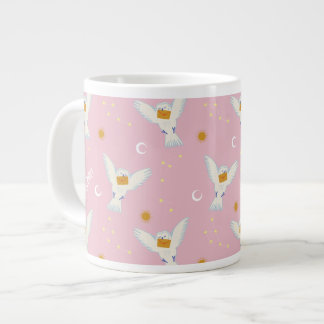 Hedwig Pink Sonnenwende Muster Jumbo-Tasse
