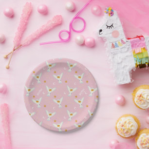Hedwig Pink Sonnenwende-Muster Pappteller