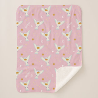 Hedwig Pink Sonnenwende-Muster Sherpadecke
