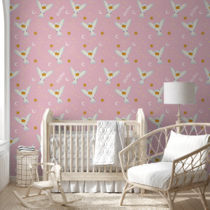 Hedwig Pink Sonnenwende Muster Tapete