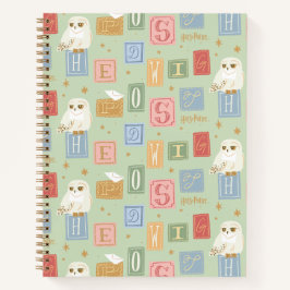 Hedwig-Post-Blockbuchstabenmuster Notizbuch