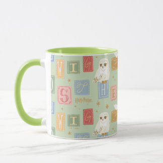 Hedwig-Post-Blockbuchstabenmuster Tasse