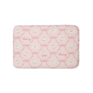 Hedwig-Rosa-Schleifen-Muster Badematte