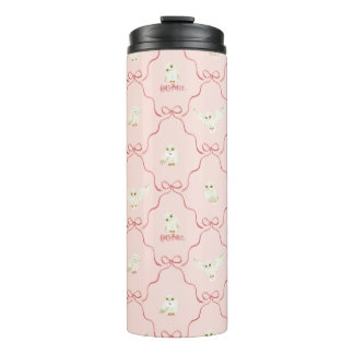 Hedwig-Rosa-Schleifen-Muster Thermosbecher