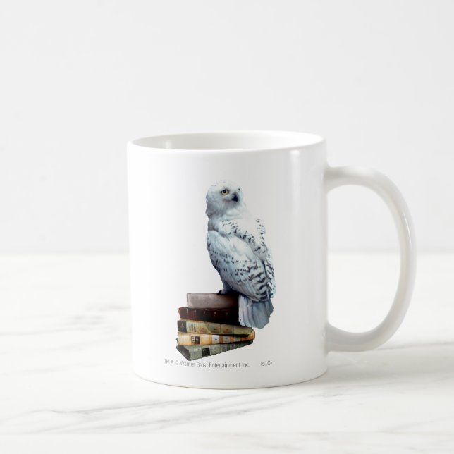 Hedwig über Bücher Kaffeetasse (Rechts)