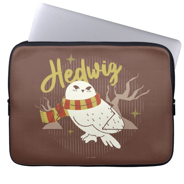 Hedwig Whimsical Forest Drawing Laptopschutzhülle (Vorderseite)