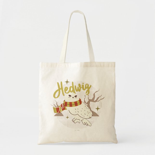 Hedwig Whimsical Wald Zeichnung Tragetasche (Vorne)