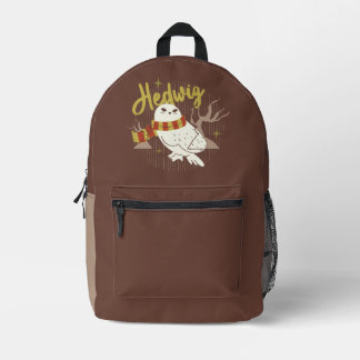 Hedwig Whimsicaler Wald Zeichnung Bedruckter Rucksack