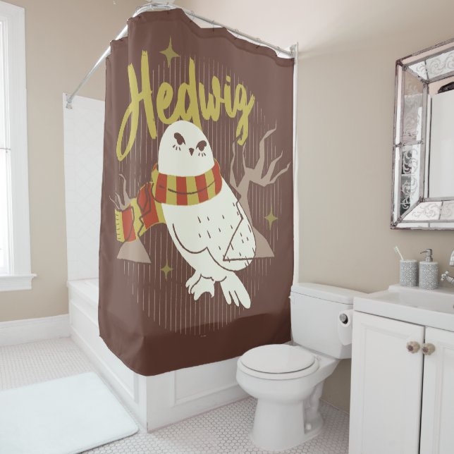 Hedwig Whimsicaler Wald Zeichnung Duschvorhang (Beispiel)