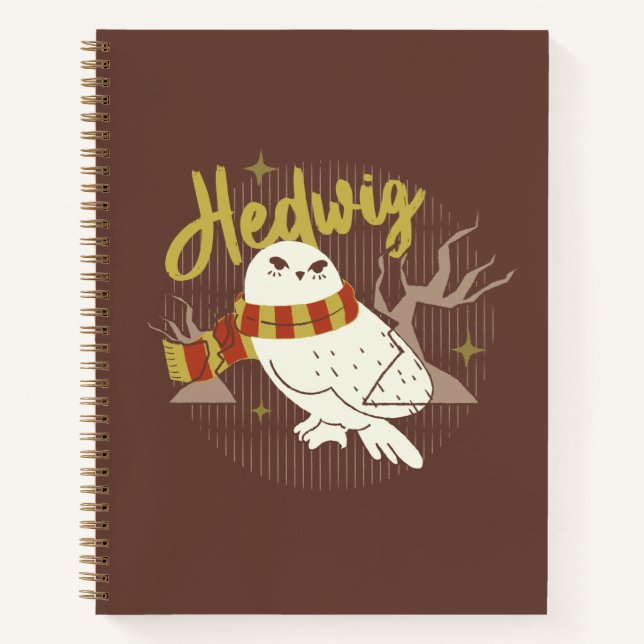 Hedwig Whimsicaler Wald Zeichnung Notizbuch (Vorderseite)