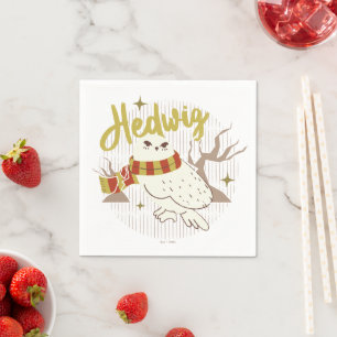 Hedwig Whimsicaler Wald Zeichnung Serviette