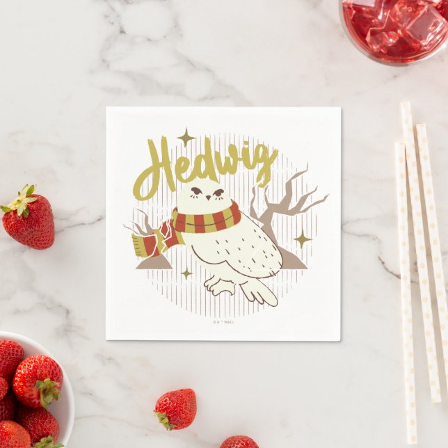 Hedwig Whimsicaler Wald Zeichnung Serviette (Beispiel)