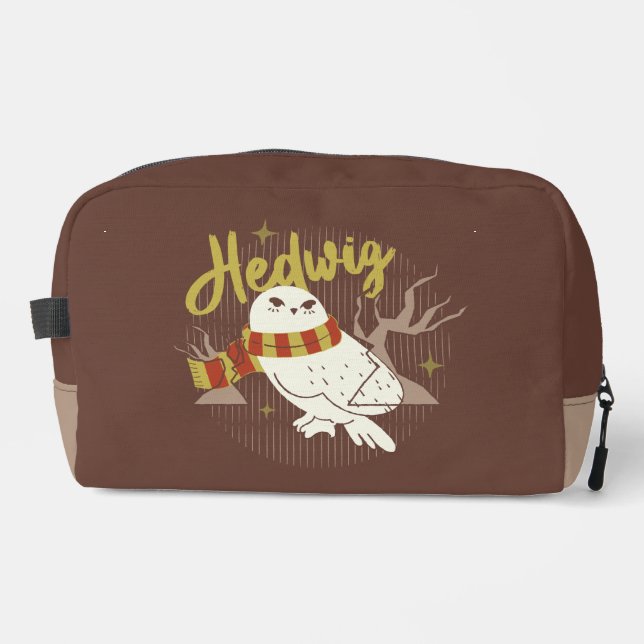 Hedwig Whimsicaler Wald Zeichnung Waschbeutel (Vorderseite)