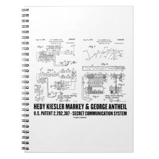 Hedy Kiesler Markey G. Antheil - US-Patent 2292387 Notizblock