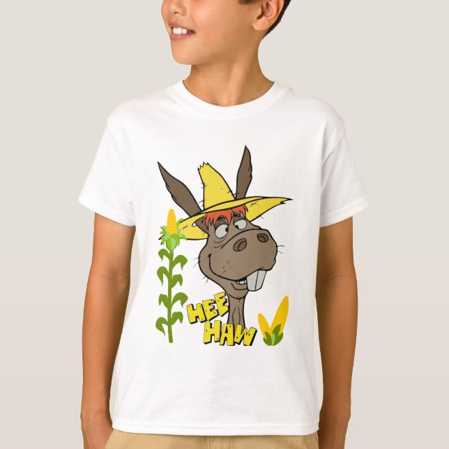 Hee Haw Donkey Vintag T-Shirt (Vorderseite)