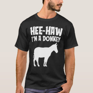 Hee-Haw Im a Donkey Funny Lazy Halloween Kostüm F T-Shirt
