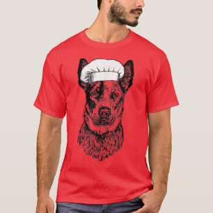 Heeler Australian Cattle Dog Cook Koch Funny Cooki T-Shirt