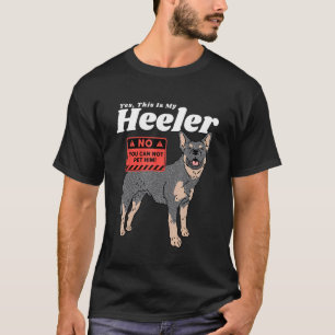 Heeler Australian Cattle Dog Rasse Designs Damen T-Shirt