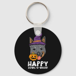 Heeler Hexe Happy Howl O Ween Kürbis Halloween Schlüsselanhänger
