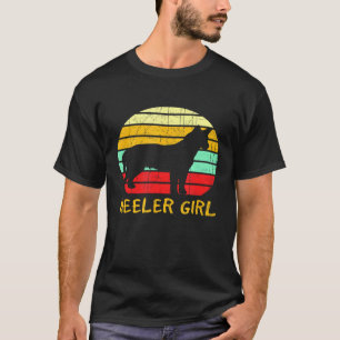 Heeler Mädchen Australischer Vieh Hund Besitzer Te T-Shirt