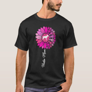 Heeler-Mama Sonnenblume Blau Rot Australischer Cat T-Shirt