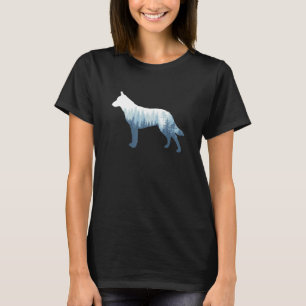 Heeler Silhouette Australian Cattle Dog Outdoor T-Shirt