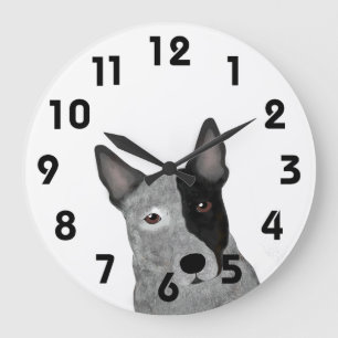 Heeler Wall Clock Große Wanduhr