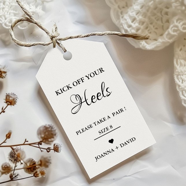 Heels für Hochzeitszeichen Geschenkanhänger (Von Creator hochgeladen)