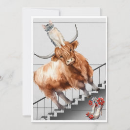 Heels-Treppen Feiertagskarte