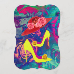 Heels und Hasen der Einladungsbremse Einladung