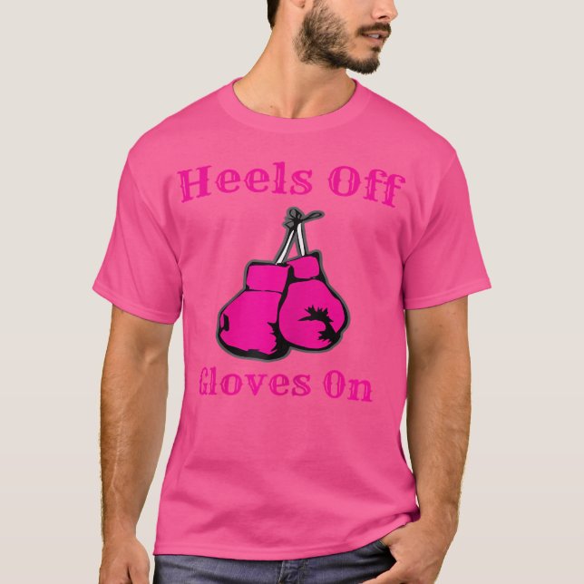 Heels von Handschuhen auf Boxgeschenk für Shirt B (Vorderseite)