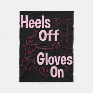Heels von Handschuhen On - Boxing Kickboxen Fleecedecke