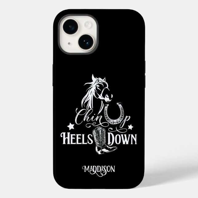 Heelse auf dem Cowgirl reiten Case-Mate iPhone Hülle (Rückseite)
