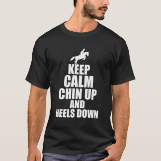 Heelse nach unten behalten, beruhigt und gestylt T-Shirt