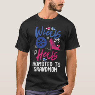 Heelse oder Räder, die für Großmutter-Gender-Aufde T-Shirt