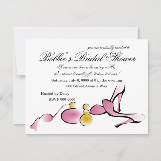 Heelse und Parfüm Einladung (Vorderseite)