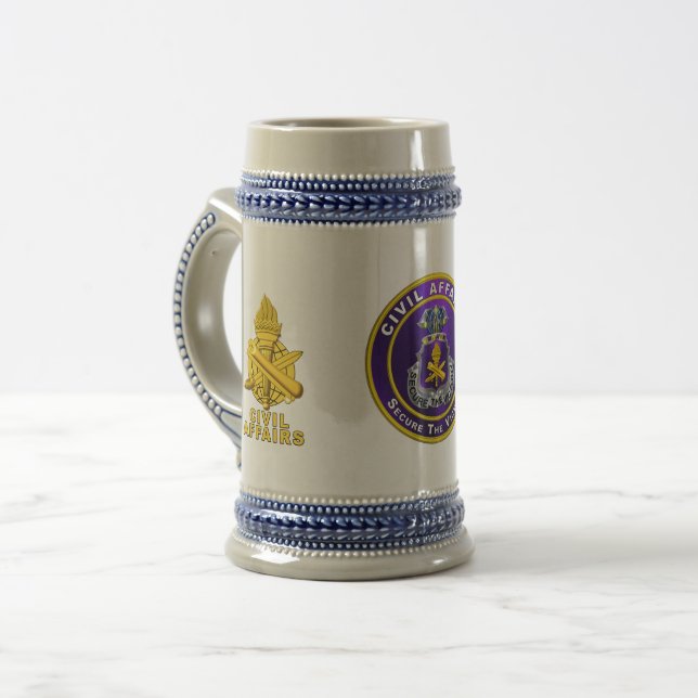 Heeres-Zivilangelegenheiten   Bierglas (Vorderseite Links)
