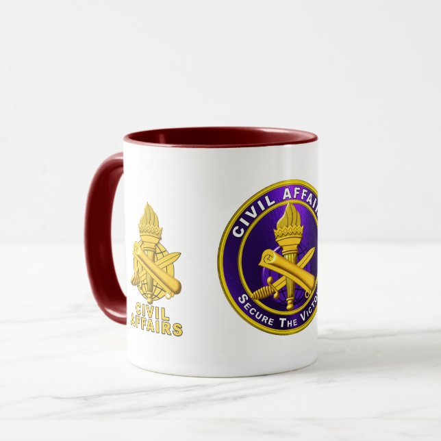 Heeres-Zivilangelegenheiten   Tasse (Vorderseite Links)